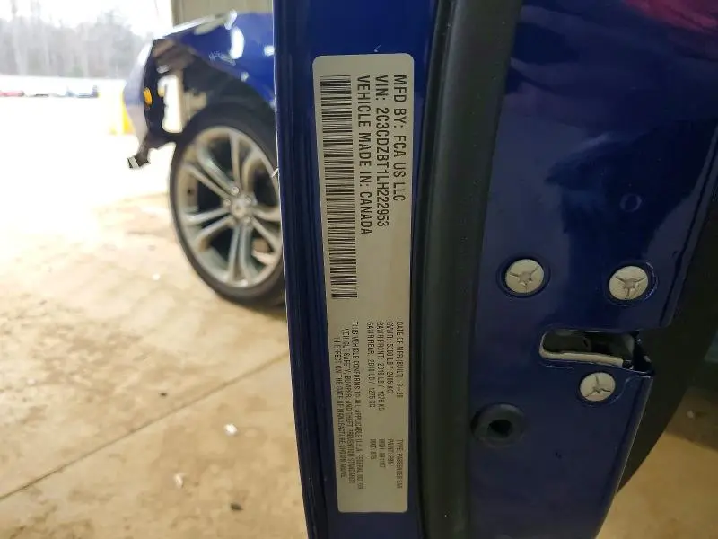 2020 DODGE CHALLENGER R  