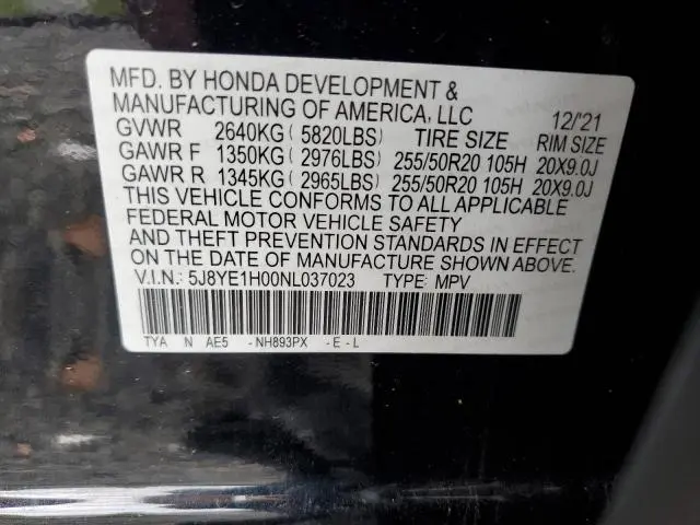 2022 ACURA MDX A-SPEC  