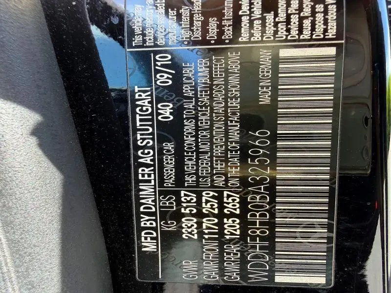 2011 MERCEDES-BENZ E 350 4MATIC  