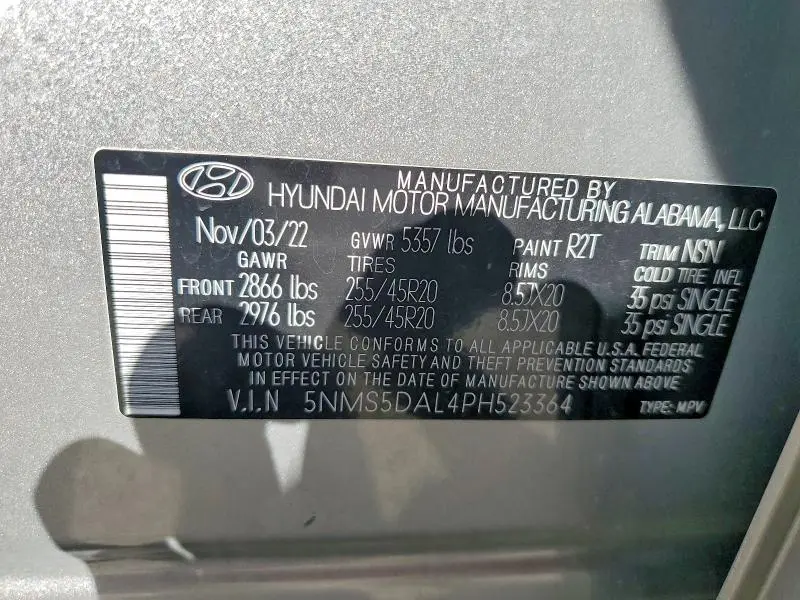 2023 HYUNDAI SANTA FE CALLIGRAPHY  