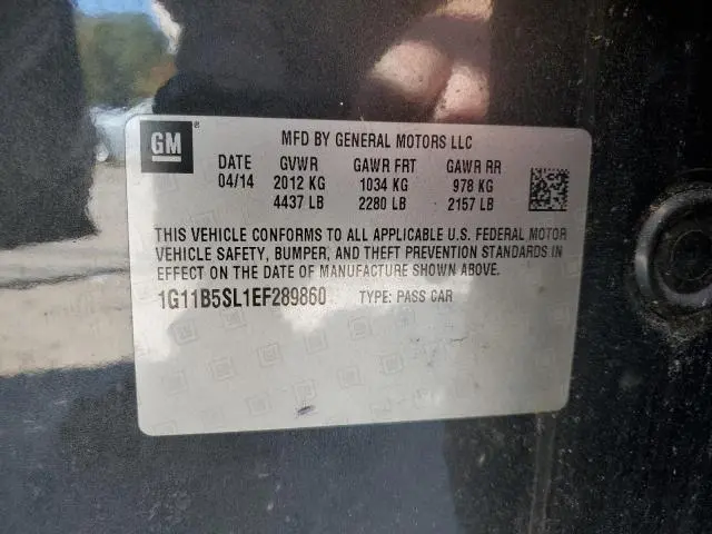 2014 CHEVROLET MALIBU LS  