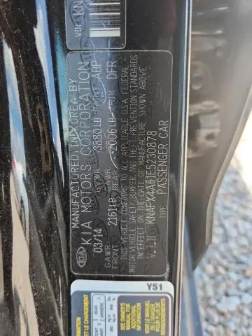 2014 KIA FORTE LX  