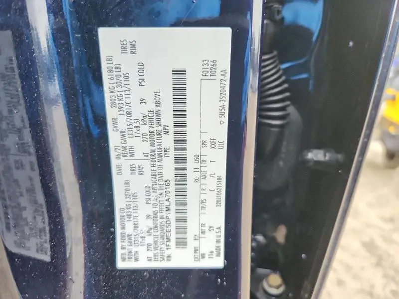 2021 FORD BRONCO BASE  