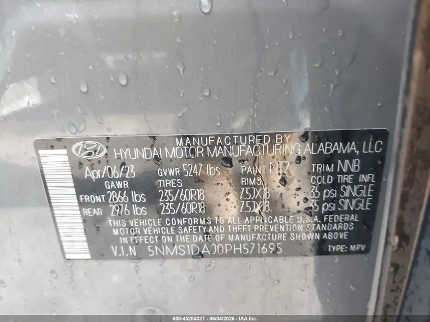 2023 HYUNDAI SANTA FE SE