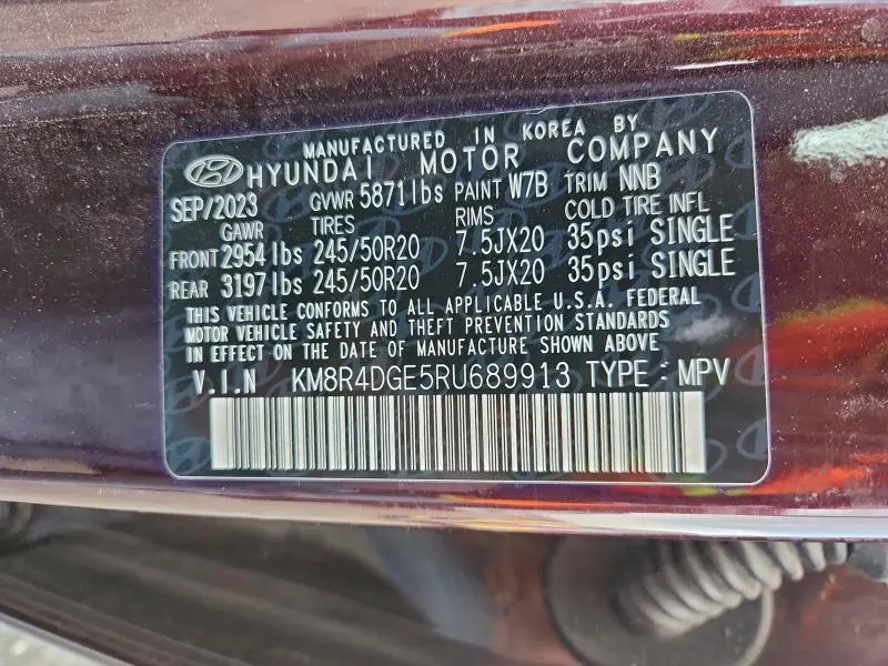 2024 HYUNDAI PALISADE SEL PREMIUM  