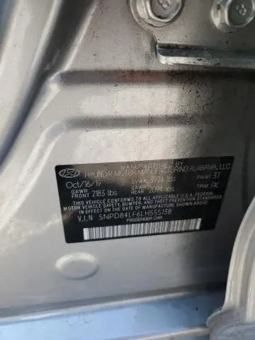 2020 HYUNDAI ELANTRA SEL  