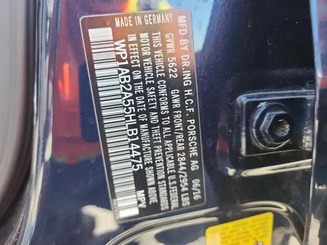 2017 PORSCHE MACAN S  