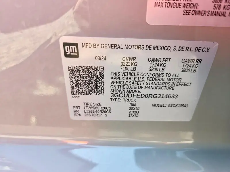 2024 CHEVROLET SILVERADO K1500 LT TRAIL BOSS  