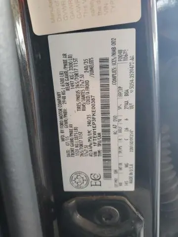 2015 FORD F150 SUPERCREW  