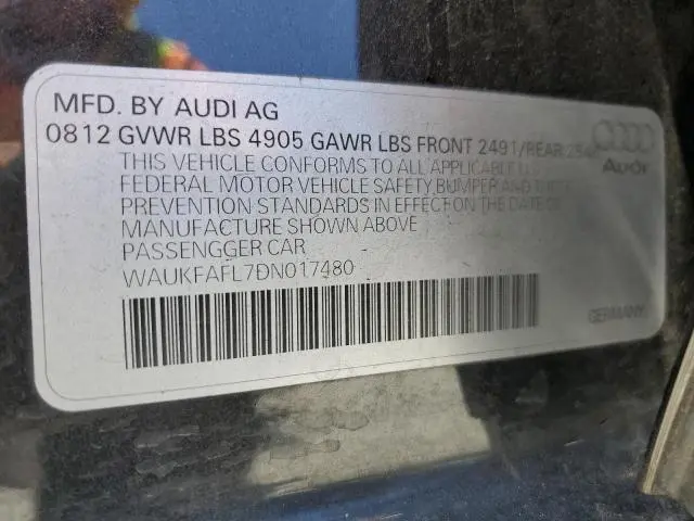 2013 AUDI A4 PRESTIGE  