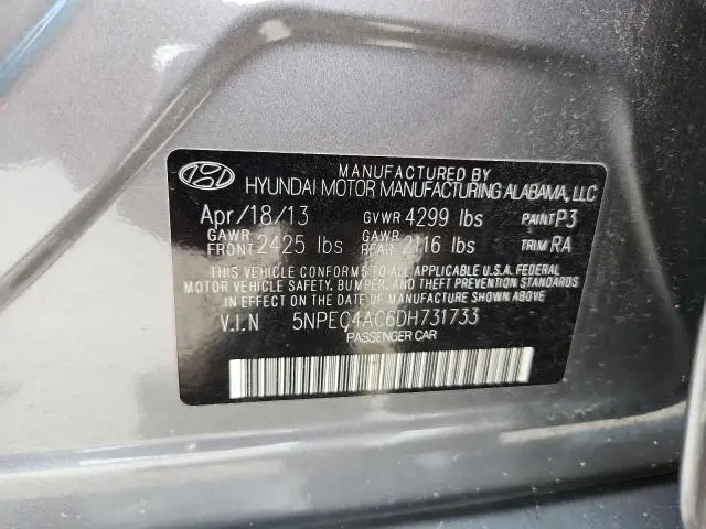 2013 HYUNDAI SONATA SE