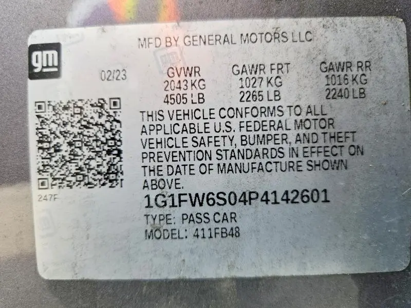 2023 CHEVROLET BOLT EV 1LT  