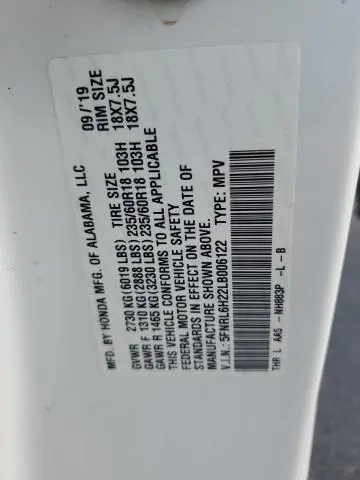 2020 HONDA ODYSSEY LX  