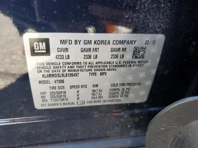 2020 BUICK ENCORE GX SELECT  