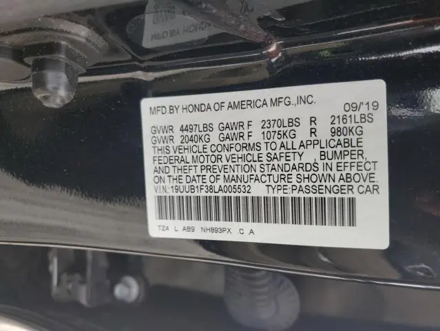2020 ACURA TLX   