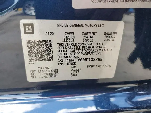 2021 GMC SIERRA K2500 DENALI  