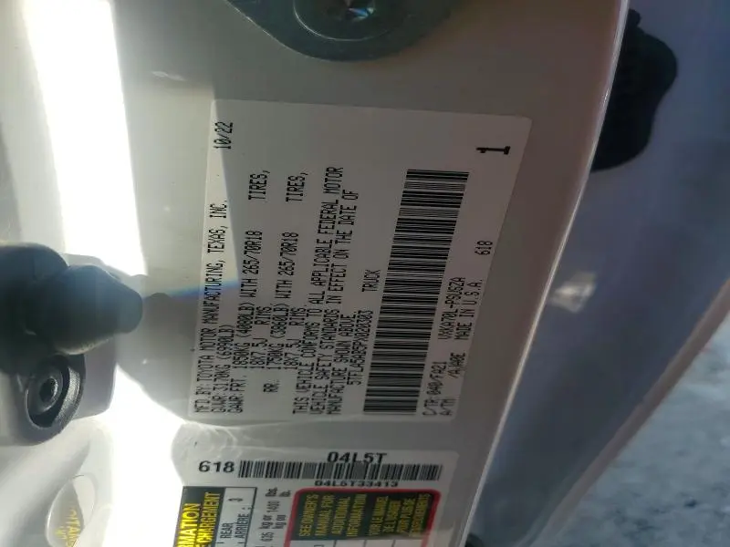 2023 TOYOTA TUNDRA SR5  