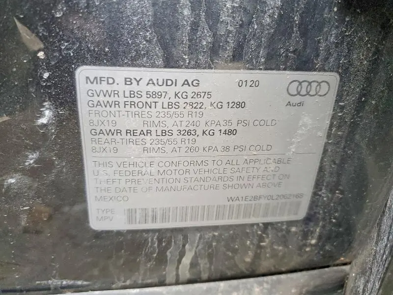 2020 AUDI Q5 E PREMIUM PLUS  