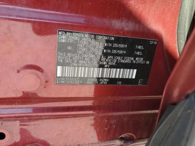 2019 TOYOTA RAV4 XLE PREMIUM  