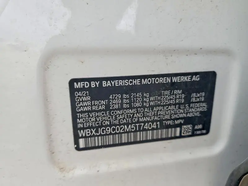 2021 BMW X1 XDRIVE28I  