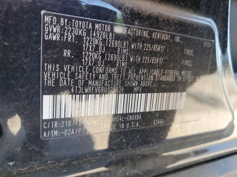 2024 TOYOTA RAV4 LE  
