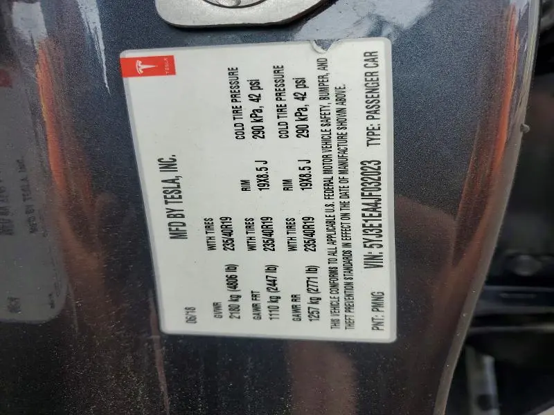 2018 TESLA MODEL 3   
