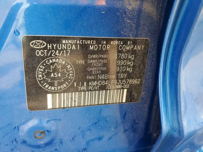 2018 HYUNDAI ELANTRA SEL  