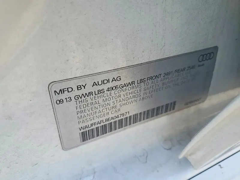 2014 AUDI A4 PREMIUM PLUS  