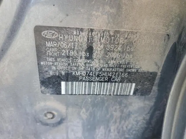 2017 HYUNDAI ELANTRA SE  