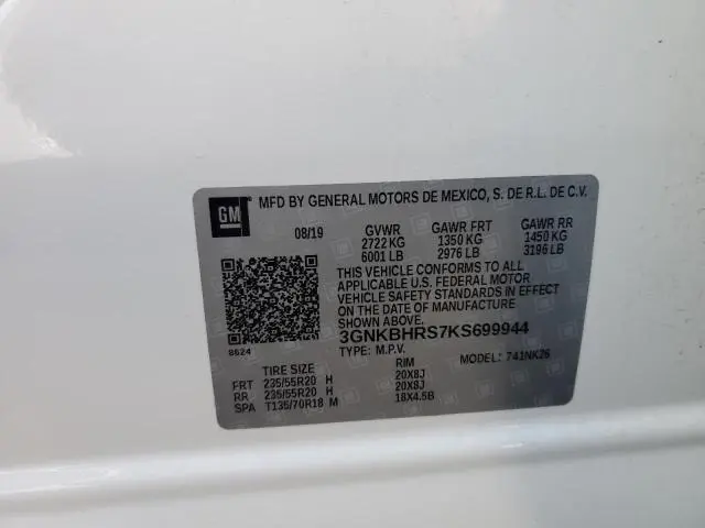 2019 CHEVROLET BLAZER 3LT  