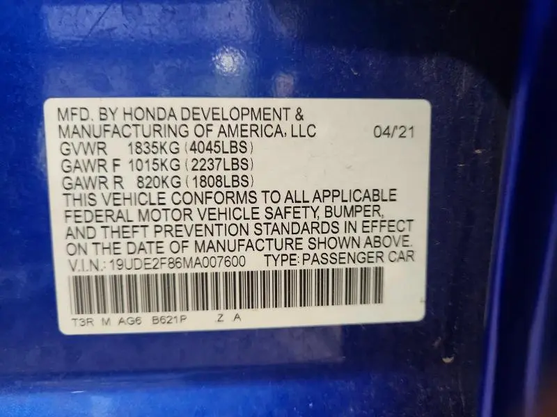 2021 ACURA ILX PREMIUM A-SPEC  