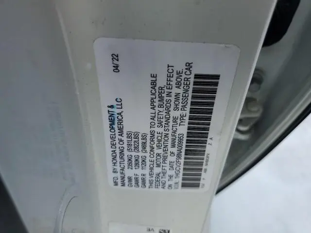 2021 HONDA ACCORD SPORT  