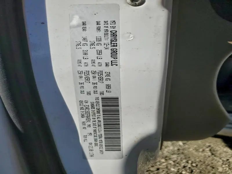 2015 CHRYSLER TOWN & COUNTRY TOURING  