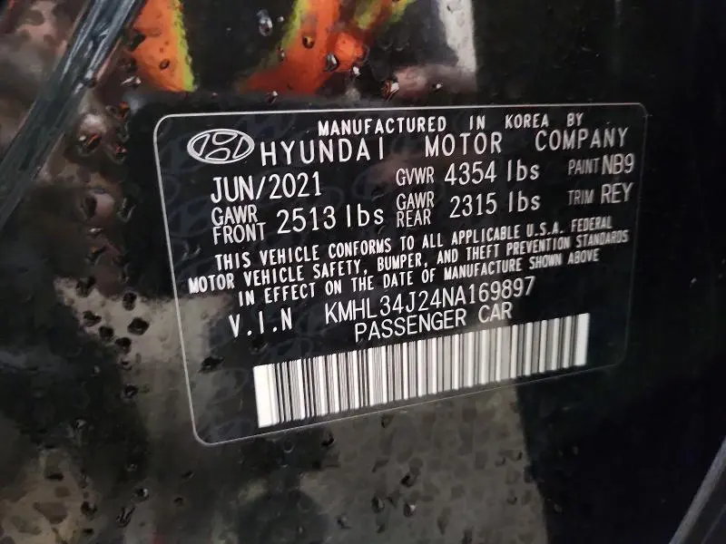 2022 HYUNDAI SONATA LIMITED  