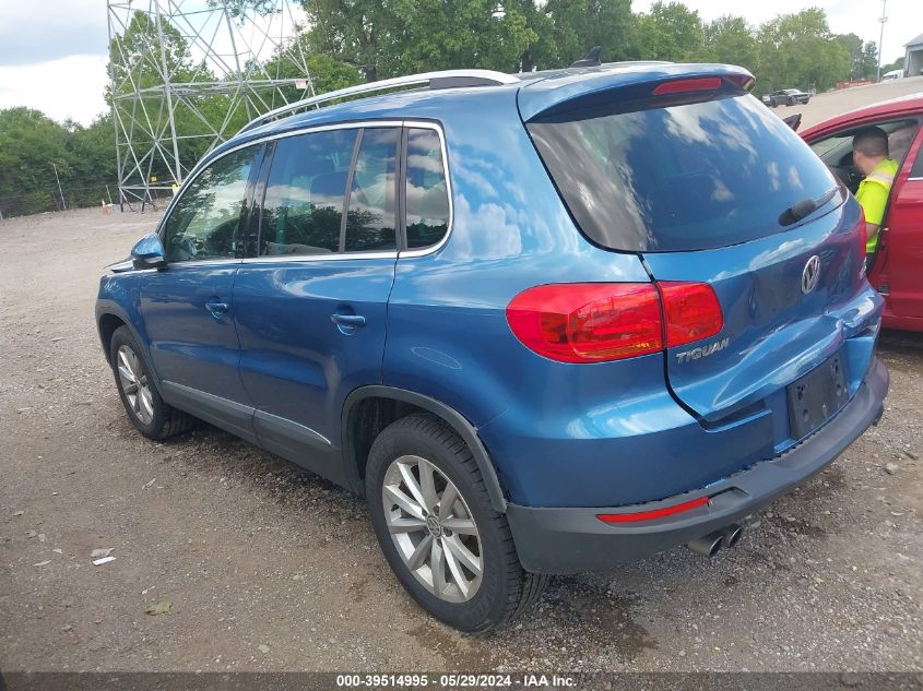 2017 VOLKSWAGEN TIGUAN 2.0T WOLFSBURG EDITION