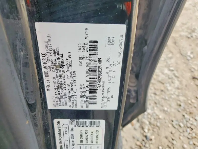 2016 FORD FUSION TITANIUM  