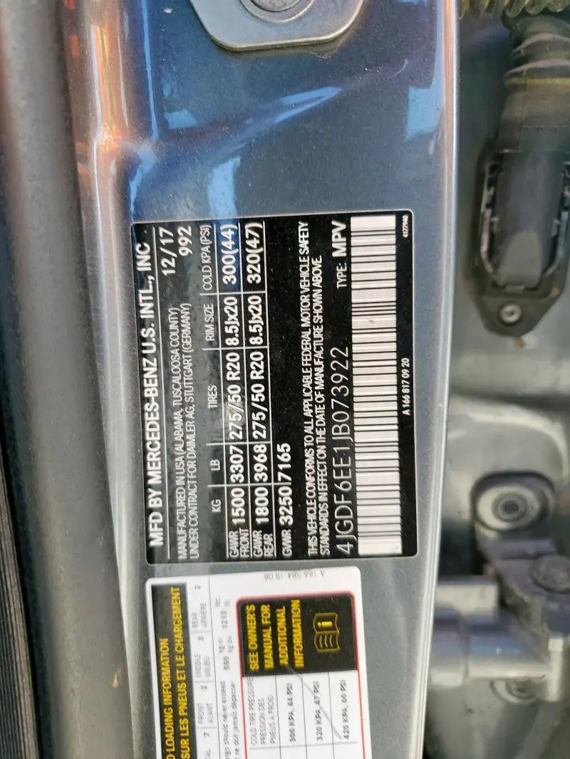 2018 MERCEDES-BENZ GLS 450 4MATIC  