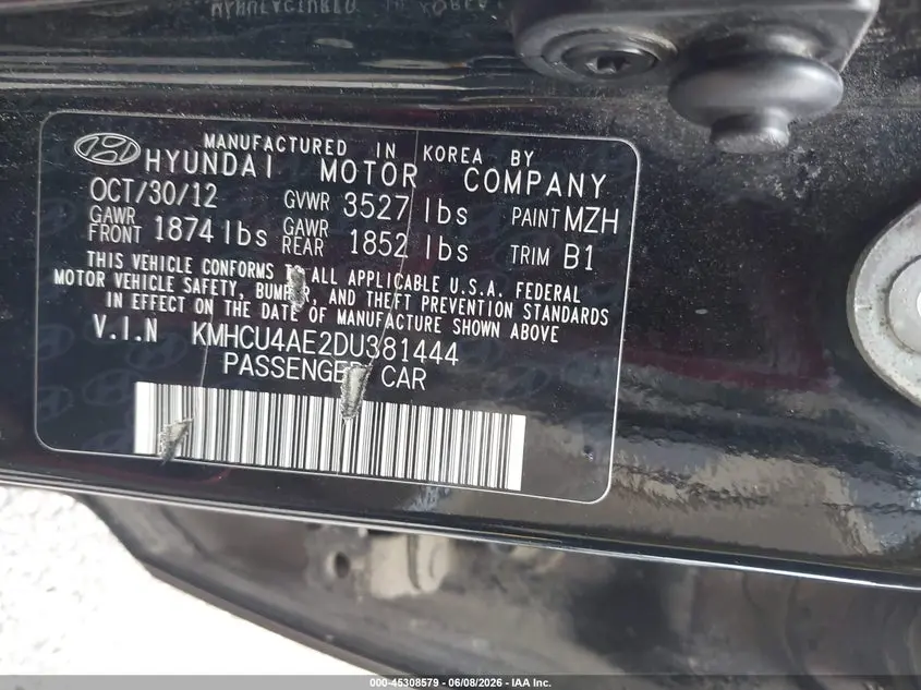 2013 HYUNDAI ACCENT GLS
