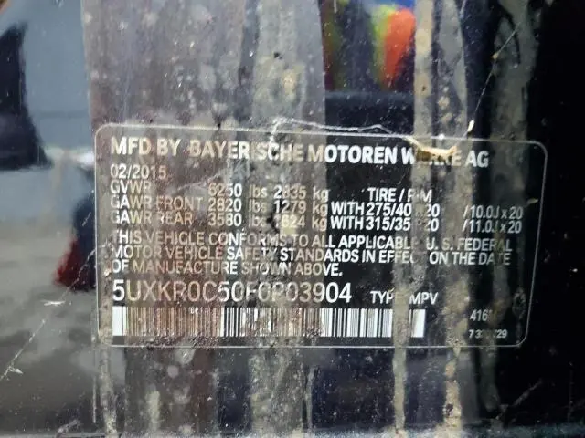 2015 BMW X5 XDRIVE35I  