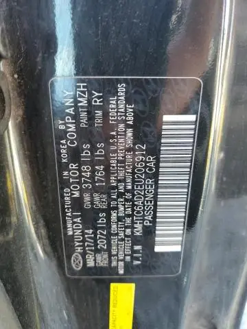 2014 HYUNDAI VELOSTER   