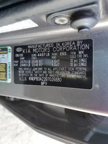 2011 KIA SPORTAGE LX  