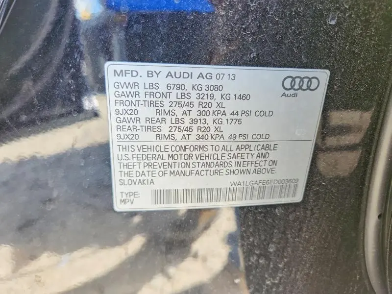 2014 AUDI Q7 PREMIUM PLUS  