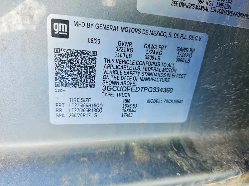 2023 CHEVROLET SILVERADO K1500 LT TRAIL BOSS  