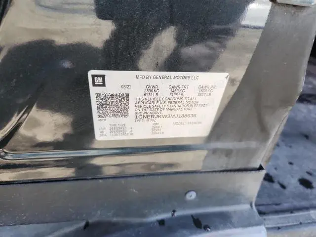 2021 CHEVROLET TRAVERSE RS  