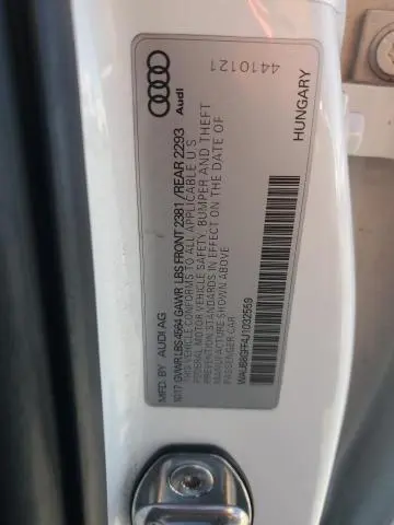 2018 AUDI A3 PREMIUM  