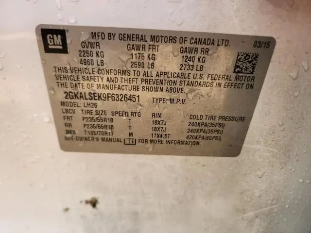 2015 GMC TERRAIN SLT  