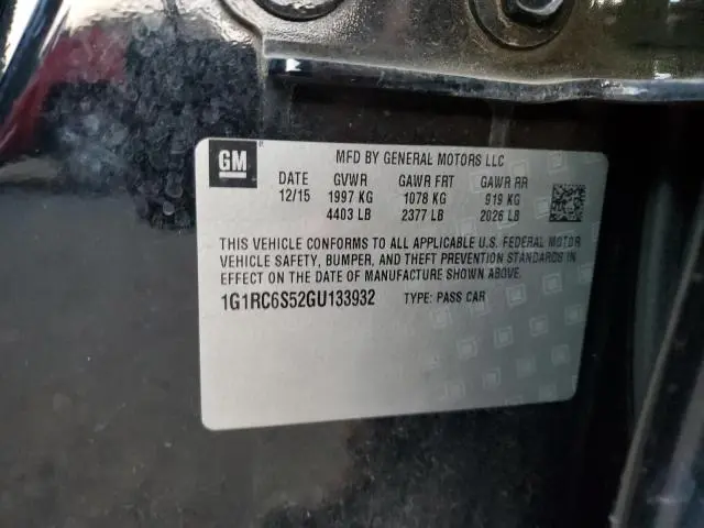 2016 CHEVROLET VOLT LT  