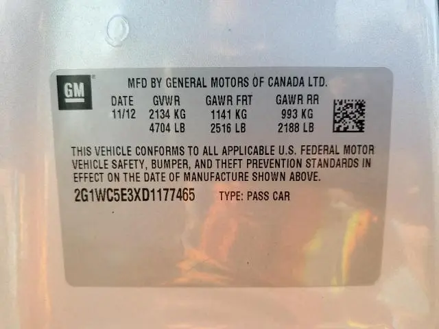 2013 CHEVROLET IMPALA LTZ  