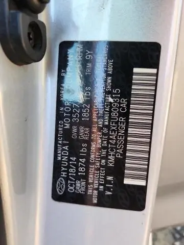 2015 HYUNDAI ACCENT GLS  