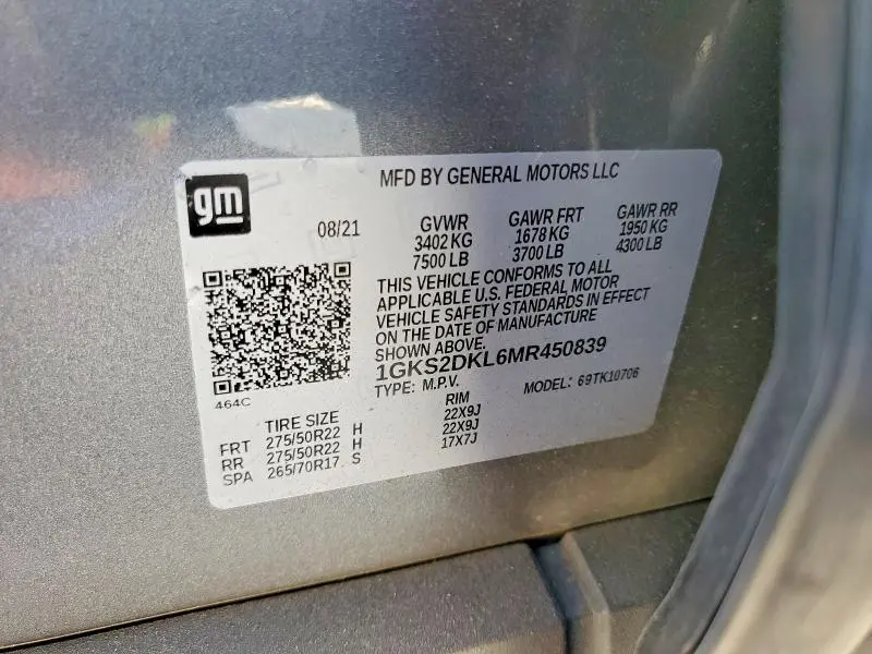 2021 GMC YUKON DENALI  
